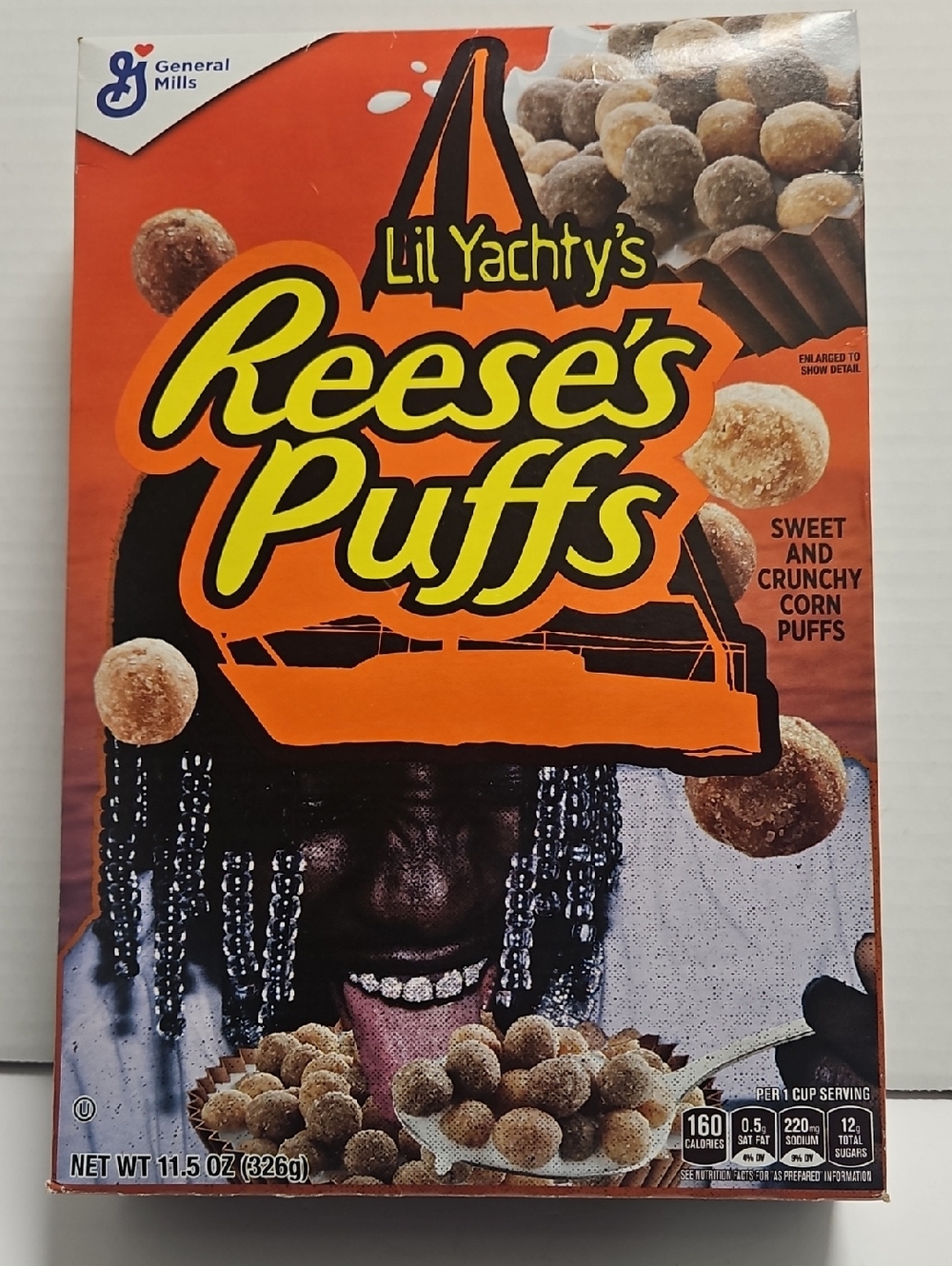 Collectable Lil Yachty Reese's Puffs Cereal Box